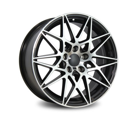 20x8.5 1357 Black Polished 5/120 P35 - Style By BM