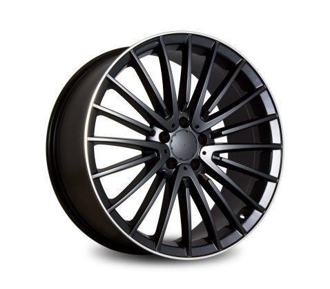 20x8.5 4612 Matt Black Lip Polished 5/112 P30 - Style By MB