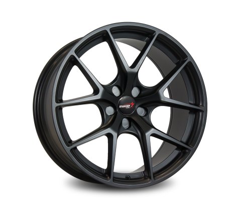 17x7.5 Starcorp Racing L1780 Savage Satin Black 5/108 P40 - Starcorp Racing Wheels