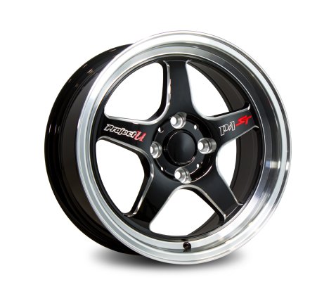 15x7.0 SC Racing 689F Black Machined Lip plus Mill Windows