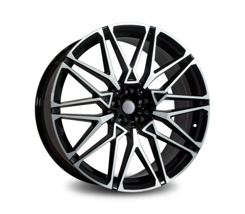 22x9.5 22x10.5 1393 Black Polished