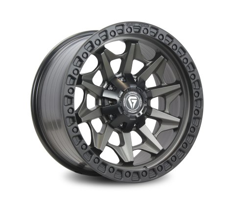 17x8.5 Grudge Offroad F1 Fury Matte Gunmetal - Grudge Offroad Wheels