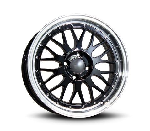 16x7.0 SC Racing 139262 Black Machine Lip - SC Racing Wheels