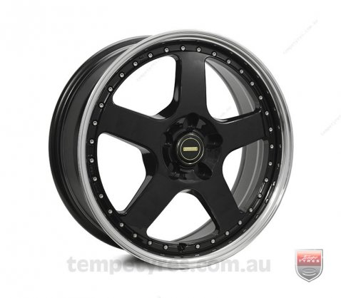 18x7.0 18x8.5 Simmons FR-1 Gloss Black 5/112 P35 - Simmons Wheels