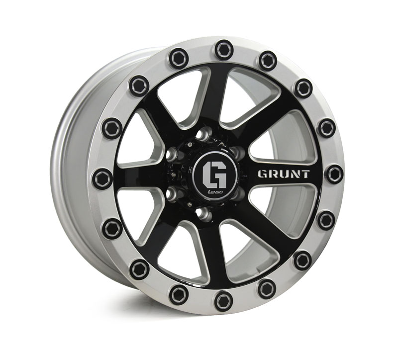 18x9.0 Lenso Grunt G1 Silver 6/139.7 P15 Wheel